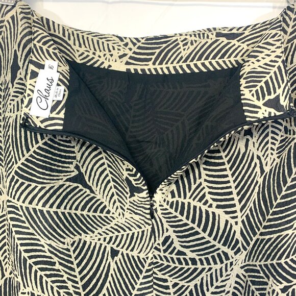 Vintage 90s Chaus Faux Wrap Silk Mini Skirt Plus SZ 16 - Picture 8 of 12